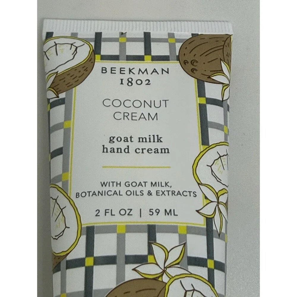 Beekman 1802 Goat Milk Hand Cream Coconut 2oz 59mL Moisturizing New Sealed - Picture 3 of 5